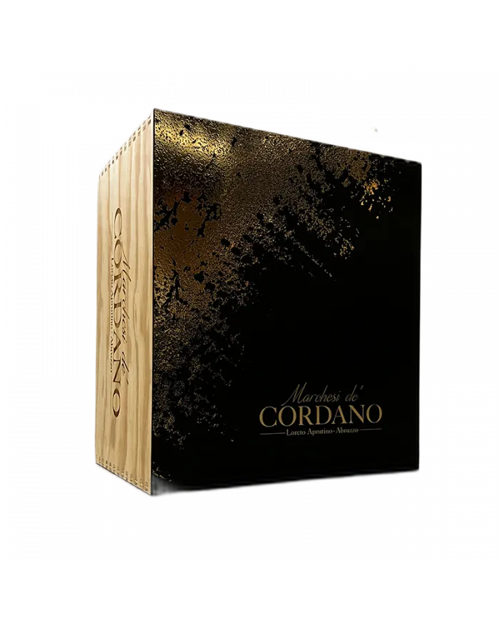 Cassetta Vuota da 6 bottiglie Santinumi Montepulciano d'Abruzzo DOC - Marchesi de Cordano