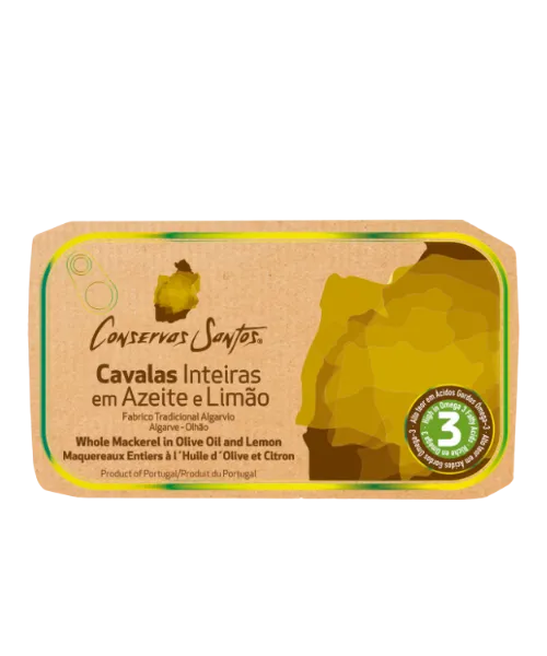 Ganze Makrelen in Olivenöl mit Zitrone