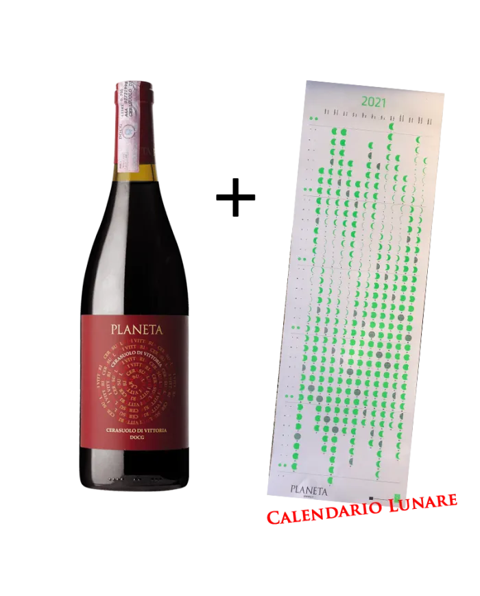 Cerasuolo di Vittoria D.O.C.G. 2019 + Poster Calendario Lunare 2021 - Planeta