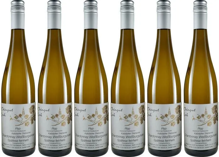 5+1 Paket 2023 Chardonnay Weißburgunder Spätlese feinherb