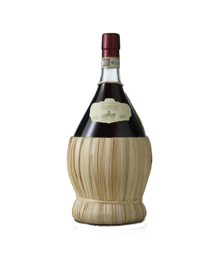BORGHETTO Chianti DOCG Fiasco Paglia Magnum 2020 - Bonacchi