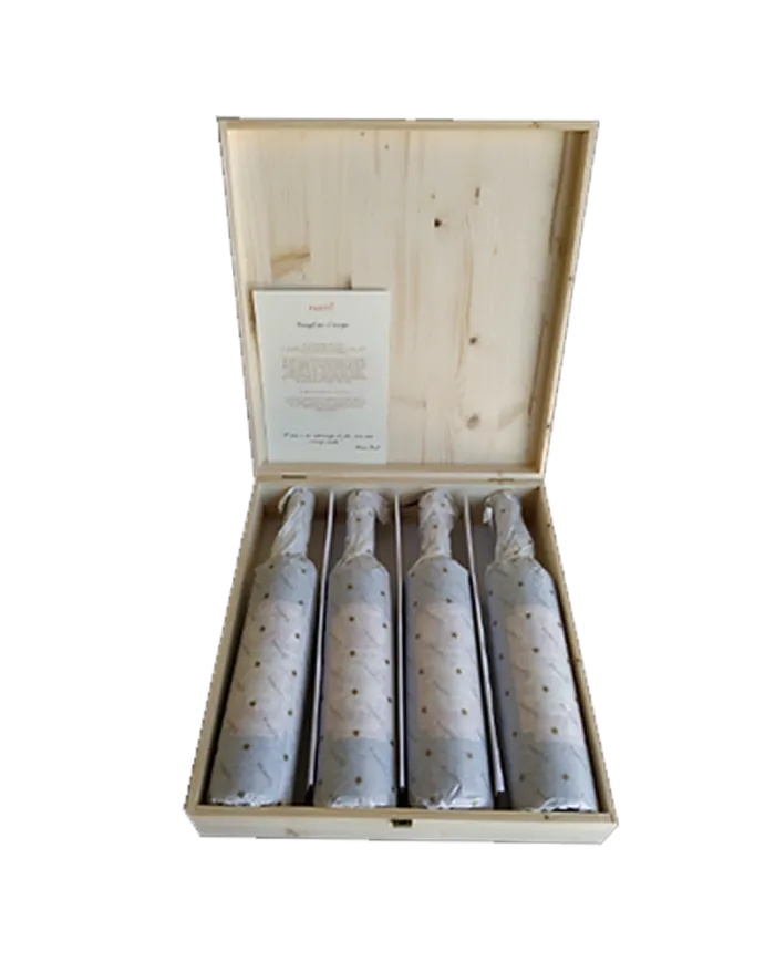 Cofanetto Selezione di famiglia Testarossa Montepulciano d’Abruzzo DOC 2007, 2008, 2009 e 2010 - Pasetti