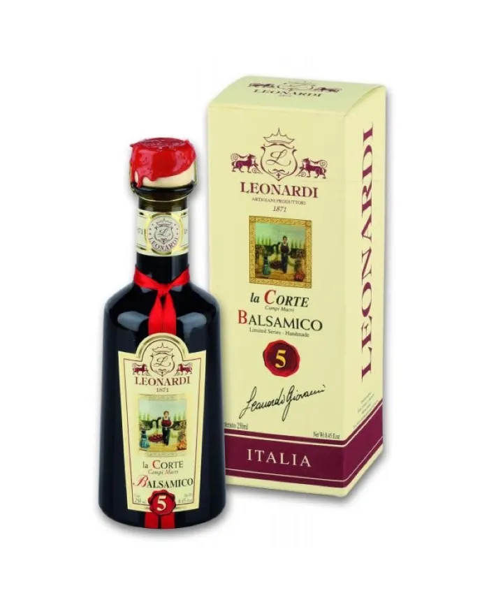 Condimento Balsamico La Corte Serie 5 250ml - Acetaia Leonardi