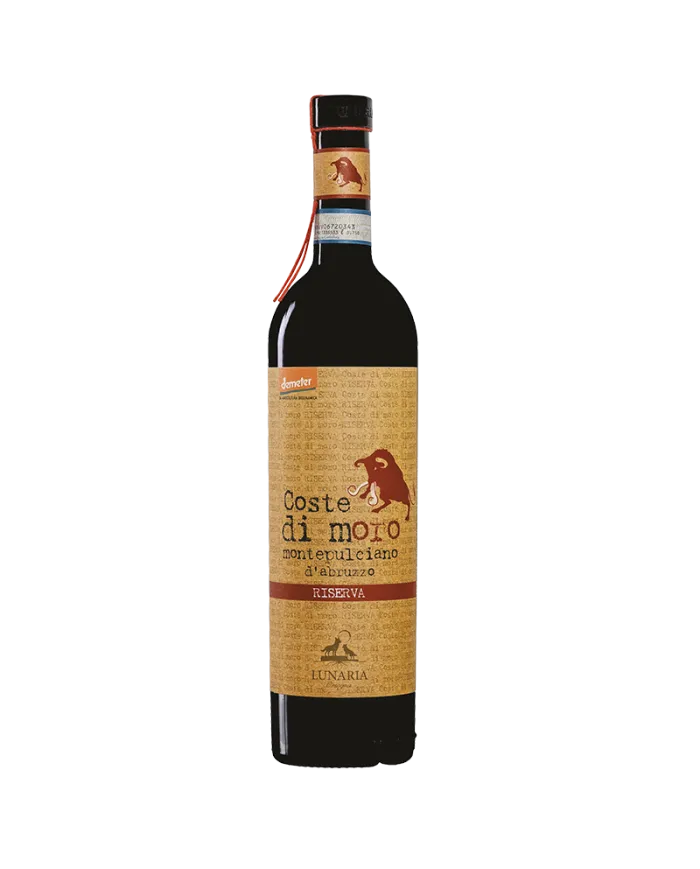 Coste di Moro Montepulciano d'Abruzzo DOC 2015 Riserva - Lunaria - Cantina Orsogna