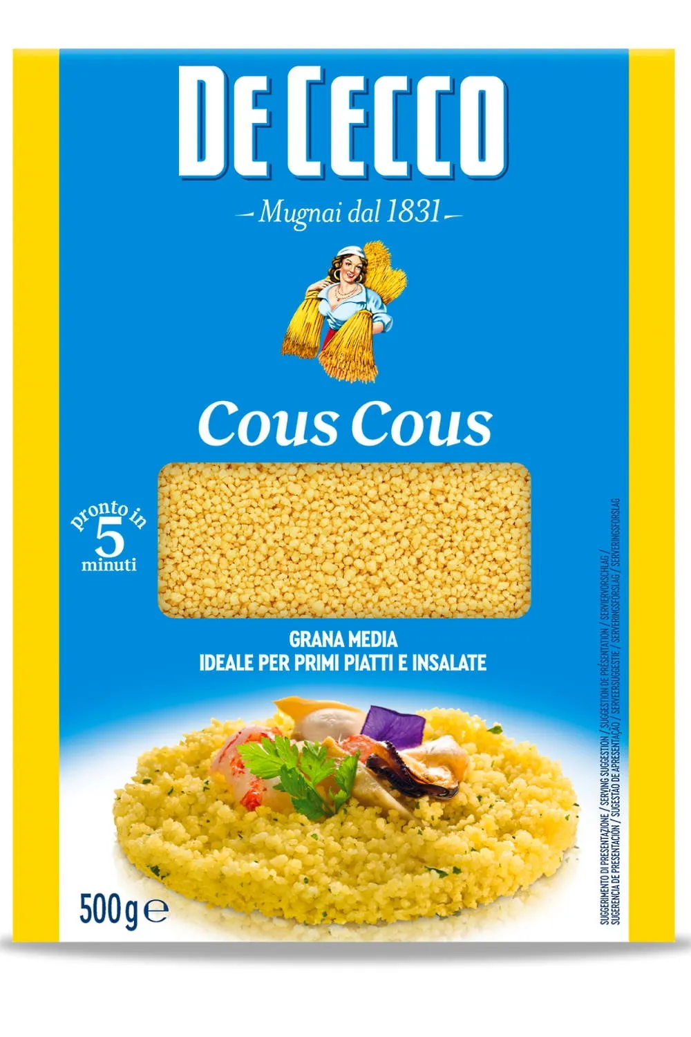 Cous Cous 500 g De Cecco