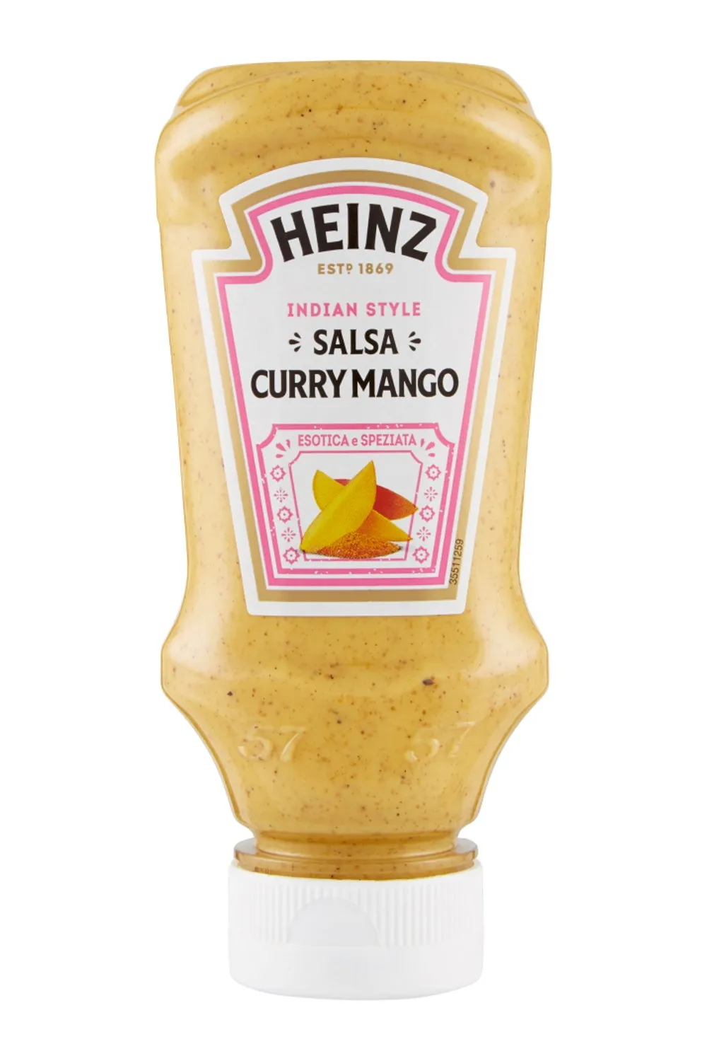 Curry Mango Sauce Top-Down 225g Heinz