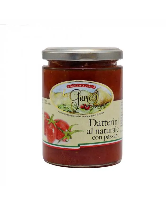 Datterini al naturale con passata Bio - La Giara