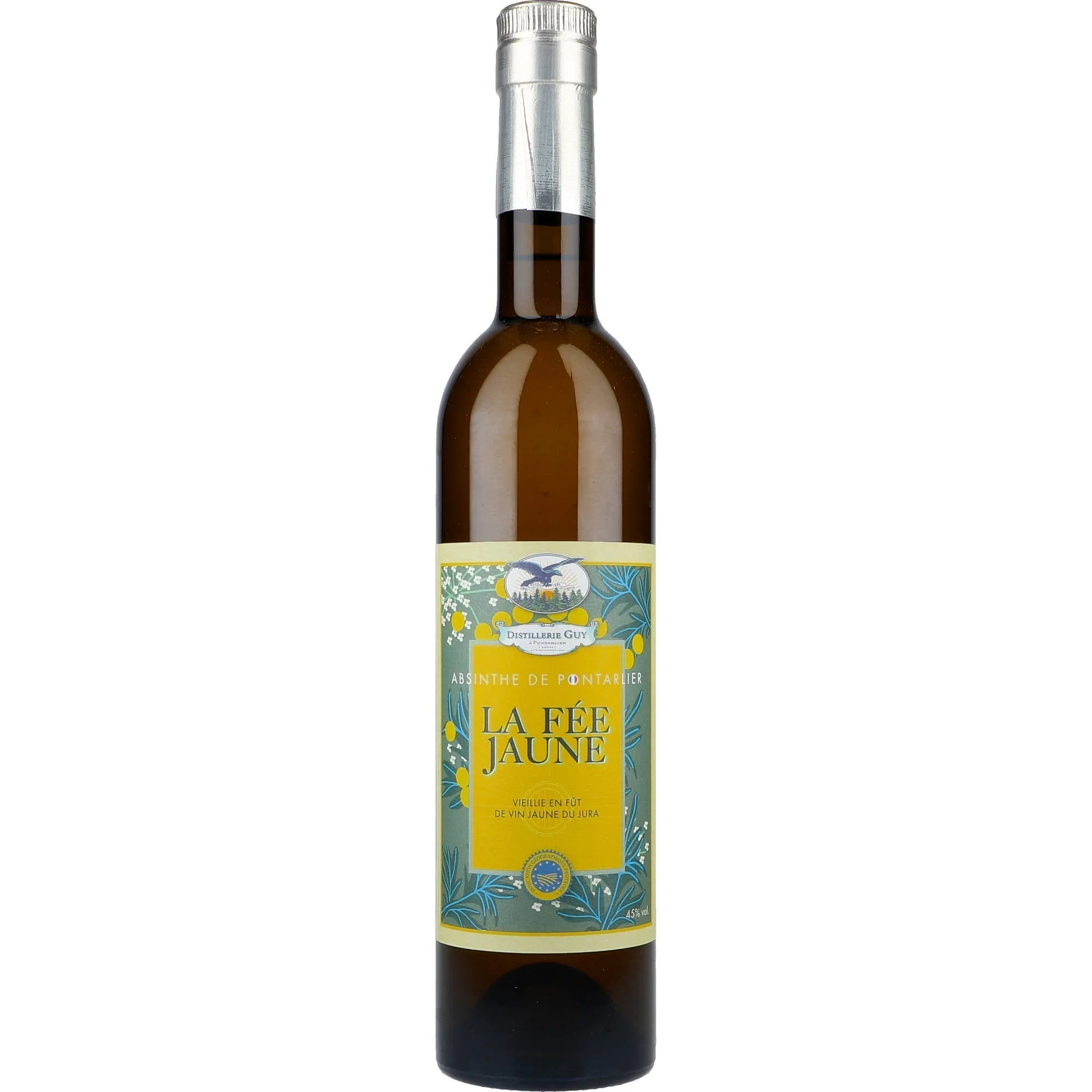 Distillerie Pierre Guy Absinthe de Pontarlier La Fee Jaune 45% 0,5L FL