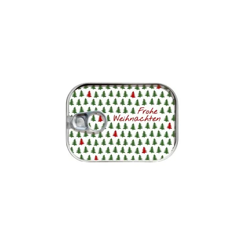 Dosenpost Frohe Weihnachten, Tannenbäume