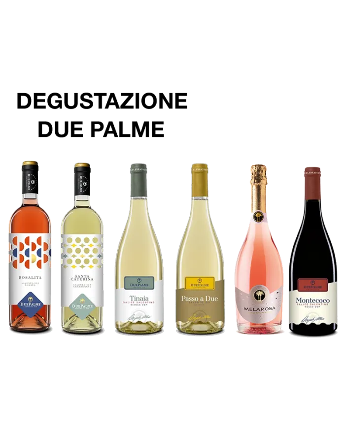 Due Palme Celebration: Tinaia Bianco - Santa Caterina - Passo a Due - Montecoco - Spumante Melarosa - Rosalita