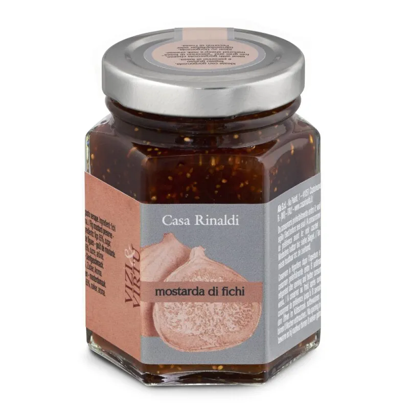 CASA RINALDI Mostarda di Fichi - scharfe Feigenmarmelade 120 g