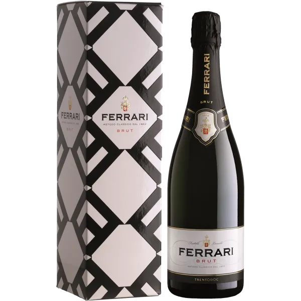 Ferrari Spumante Brut TrentoDOC 0,75 Liter in Geschenkpackung Ferrari