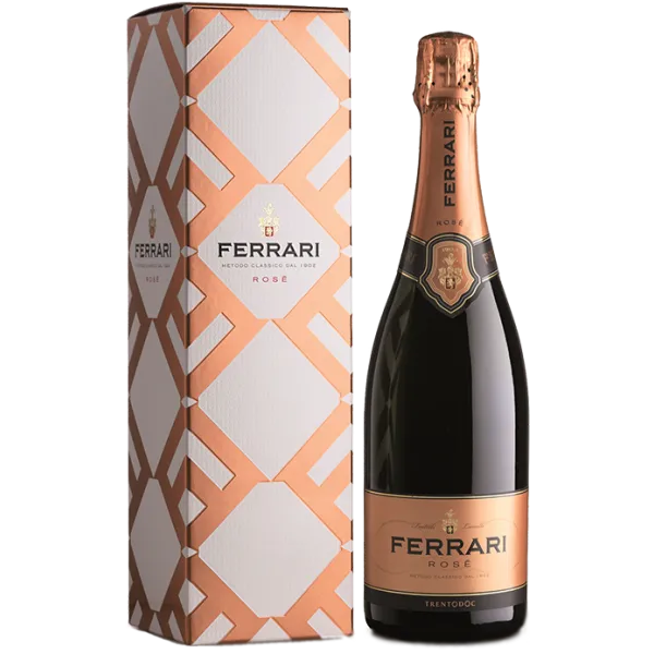 Ferrari Spumante Rosé TrentoDOC 0,75 Liter in Geschenkpackung Ferrari