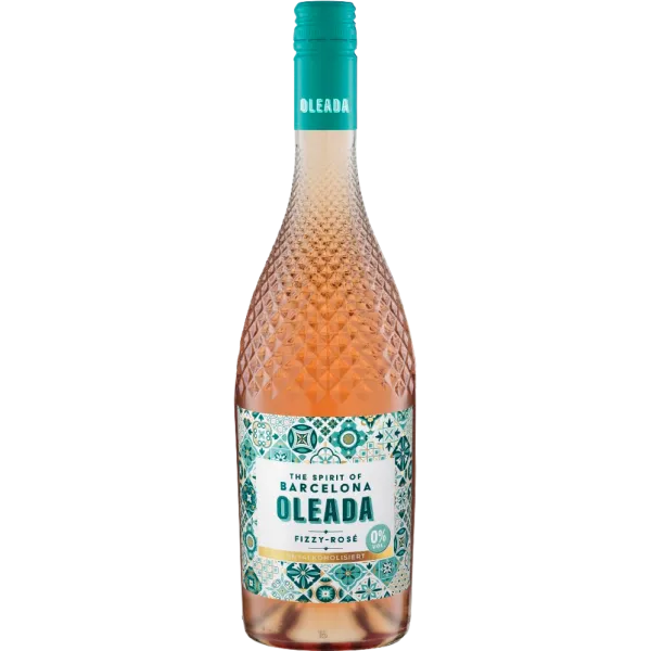 Fizzy-Rosé alkoholfrei 0% Vol., 0,75 Liter Oleada - The Spirit of Barcelona