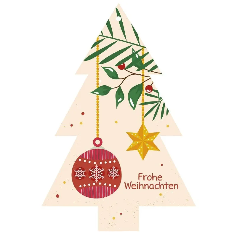 Formkarte unser Finne "Frohe Weihnachten"