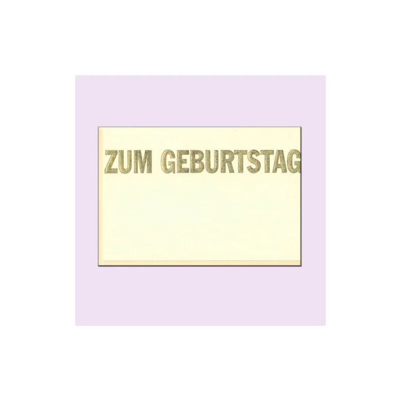 Geburtstagskarte Oro