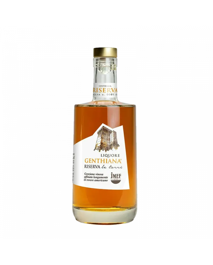 Genthiana RISERVA Liquore d'infuso di radice di Genziana e vino Pecorino - JMEF Jannamico Liquori