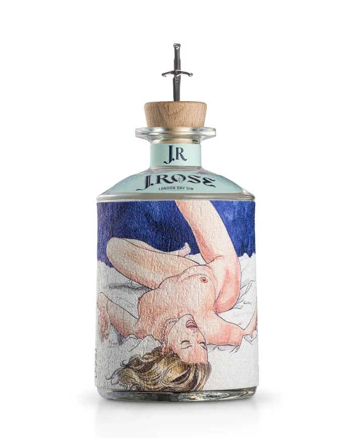 London Dry Gin J. Rose miele stesa Artigianale 43% Cl. 70 JR03 - J. Rose