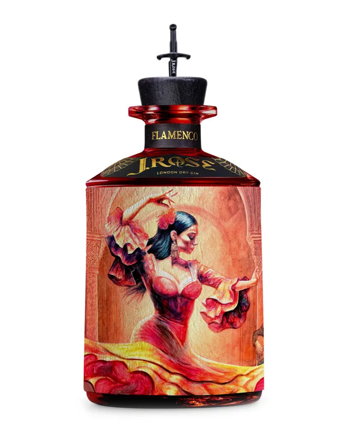 London Dry Gin J. Rose Artigianale 43% Flamenco - J. Rose