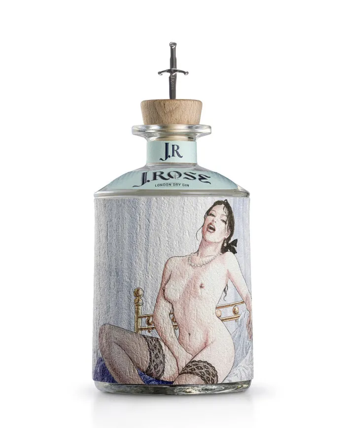 London Dry Gin J. Rose claudia seduta Artigianale 43% Cl. 70 JR06 - J. Rose