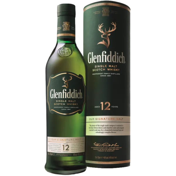 Glenfiddich 12 Jahre Single Malt Scotch Whisky 40,0% Vol., 0,7 LiterGlenfiddich