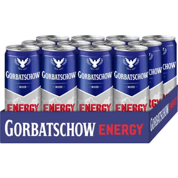 Gorbatschow Mixed Energy 10,0% Vol., 12x 0,33 Liter DoseWodka Gorbatschow