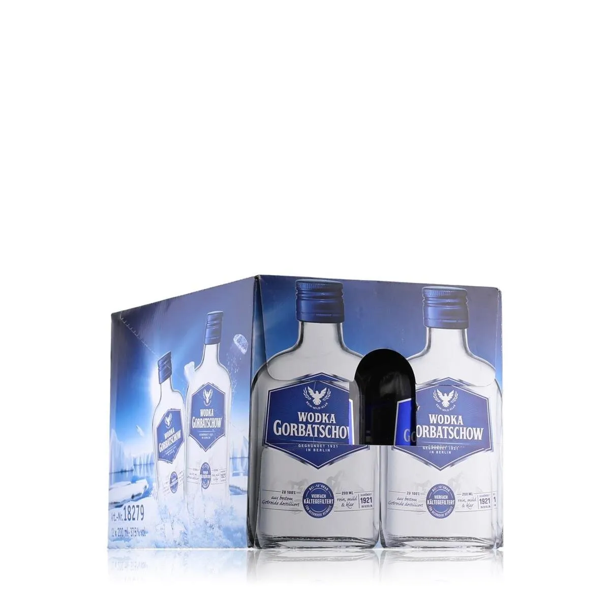 Gorbatschow Wodka Miniaturen 37,5% Vol. 12x0,2l
