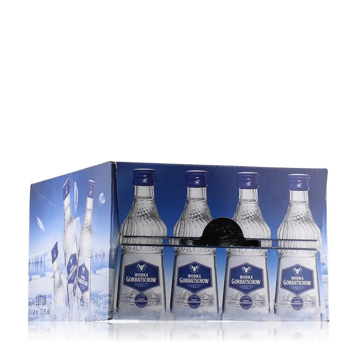 Gorbatschow Wodka Miniaturen 37,5% Vol. 20x0,04l
