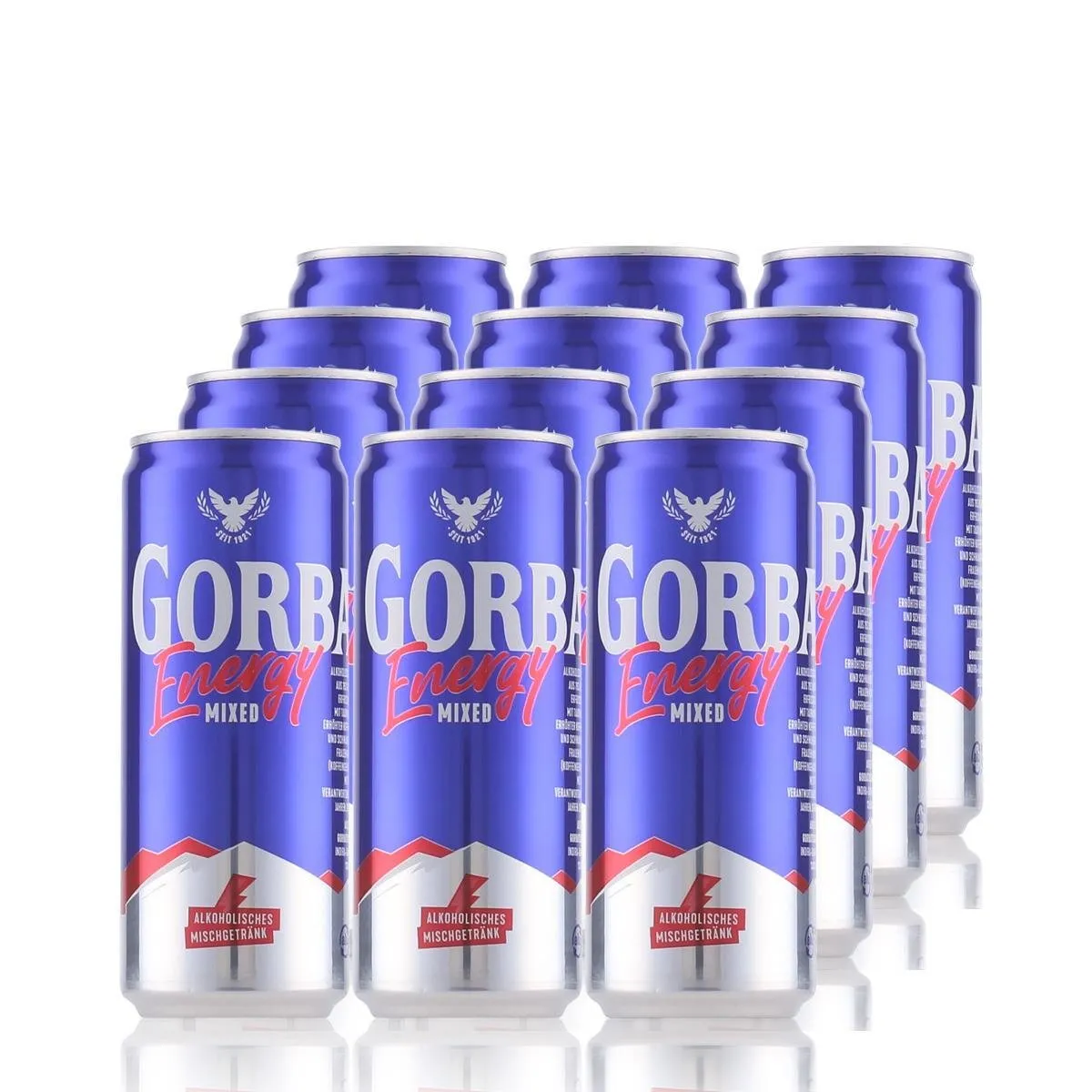 Gorbatschow Wodka Mixed Energy Dose 10% Vol. 12x0,33l