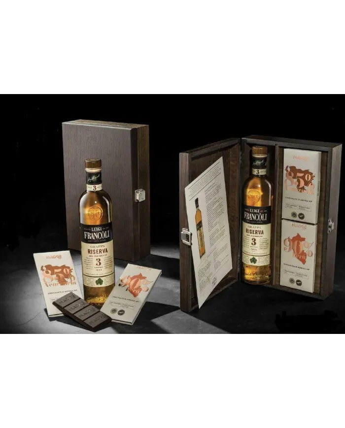 Grappa 3 anni Intense Emozioni in Confezione - Francoli