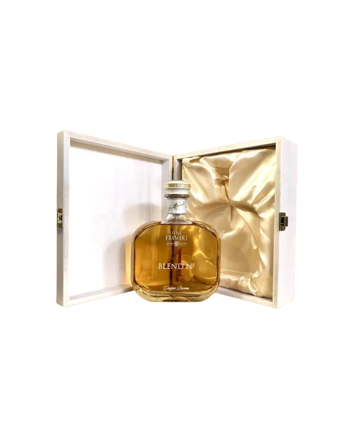 Grappa Blend Nr 4 con Cassa Legno - Luigi Francoli