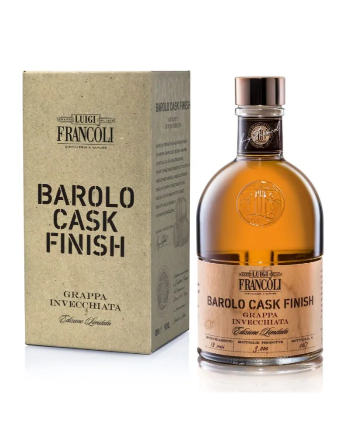 Grappa Invecchiata Barolo Cask Finish - Francoli
