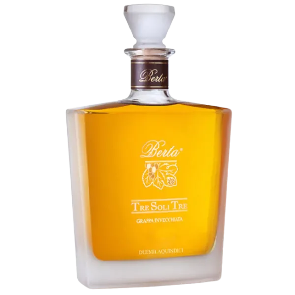 Grappa Invecchiata "Tre Soli Tre" 43,0% Vol., 0,7 Liter Berta