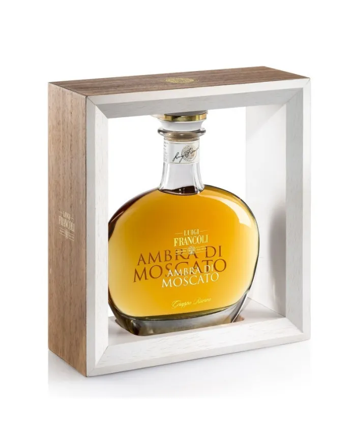 Grappa L’ Ambra del Moscato Astuccio - Francoli