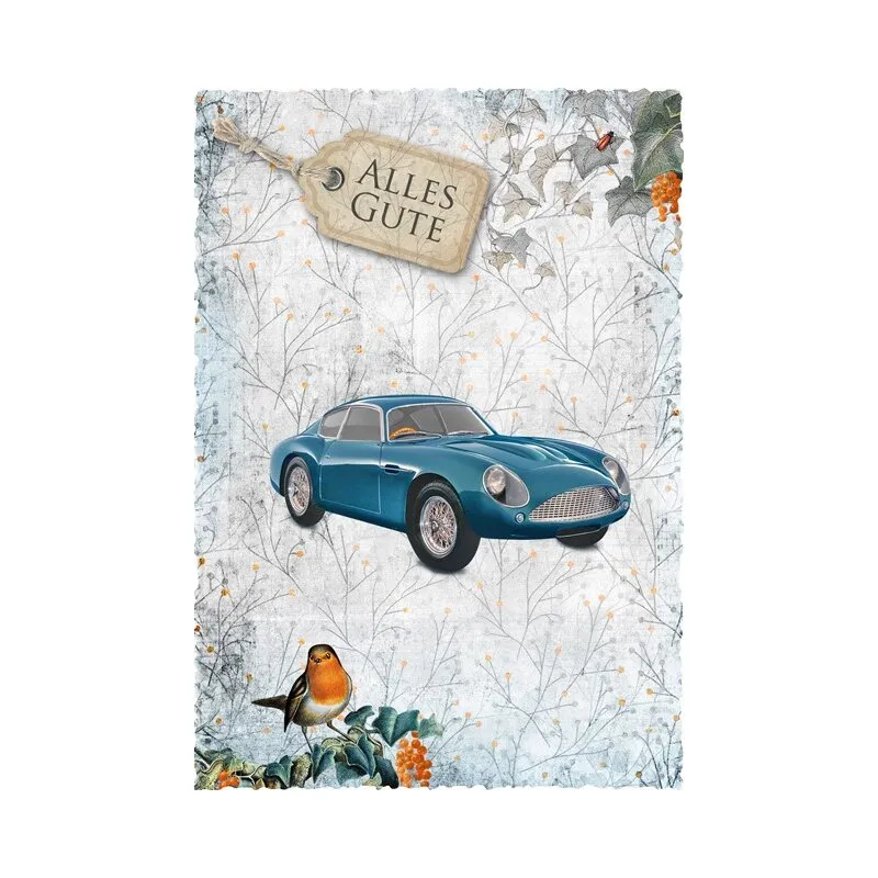 Grußkarte Glückwunsch - Alles Gute