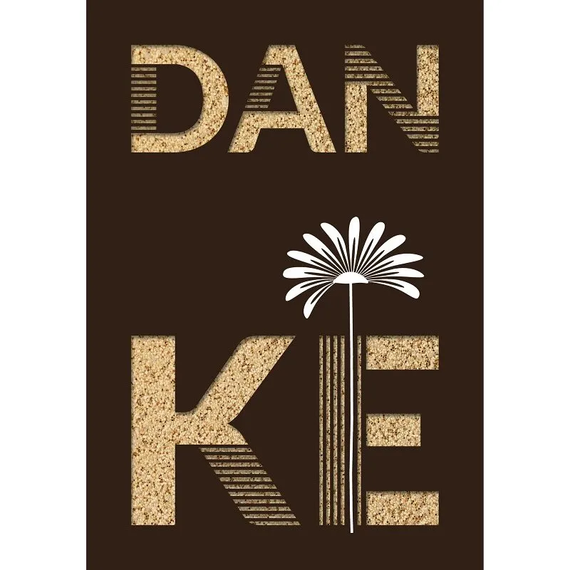 Grußkarte paper deluxe 'Danke'