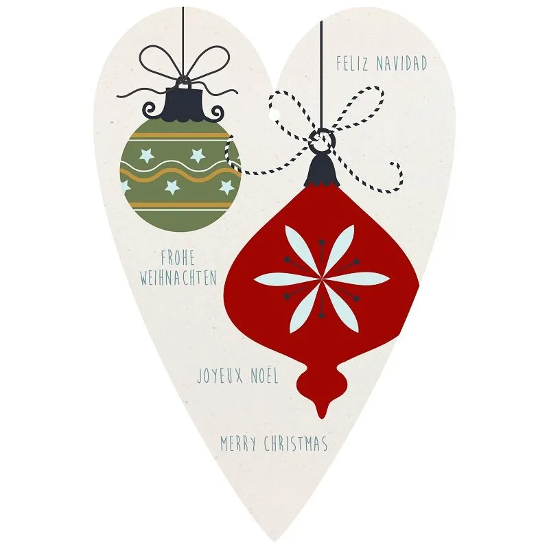 Herzkarte Unsere Finne "verschiedene Sprachen"