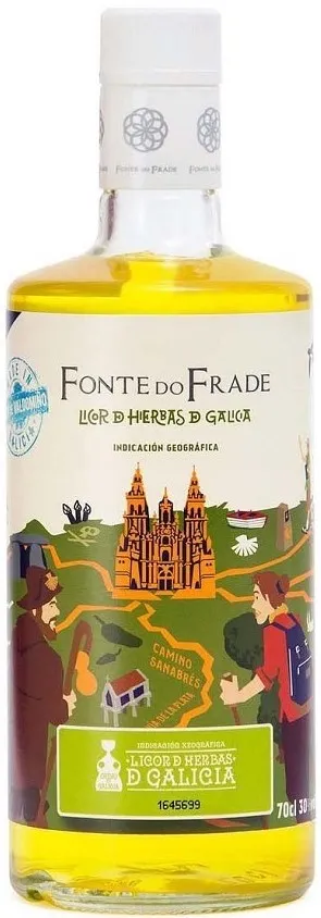 Tresterbrand mit Kräuter - Orujo de Hierbas - Galizien - Spanien