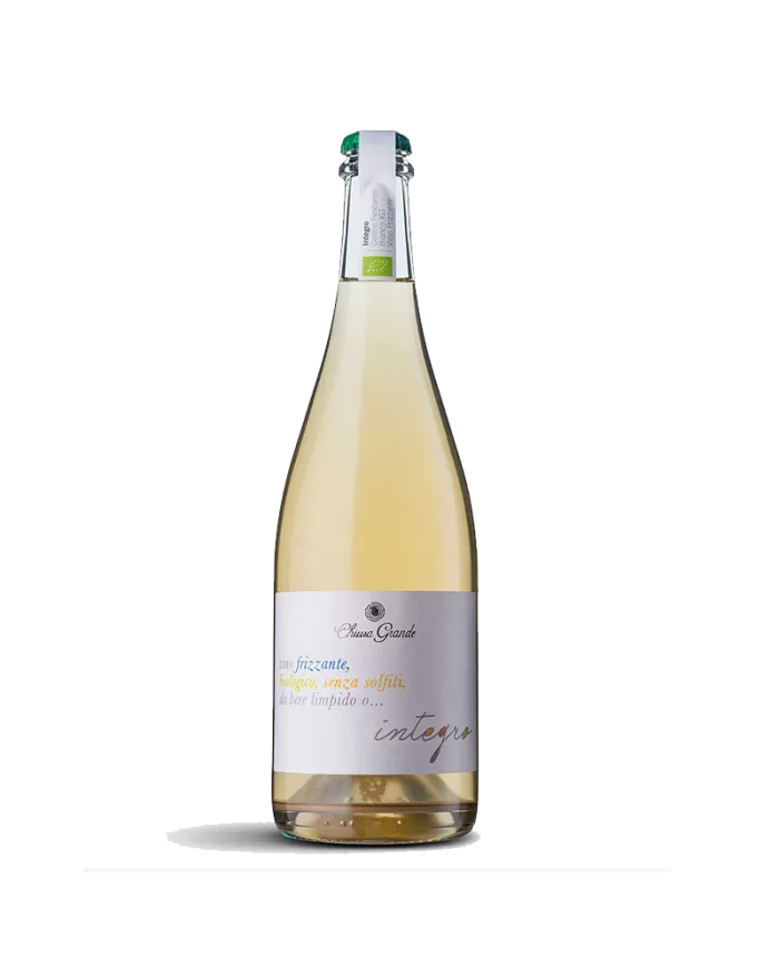 Integro Bianco Colline Pescaresi IGT 2023 Frizzante Senza Solfiti - Biologico - Chiusa Grande