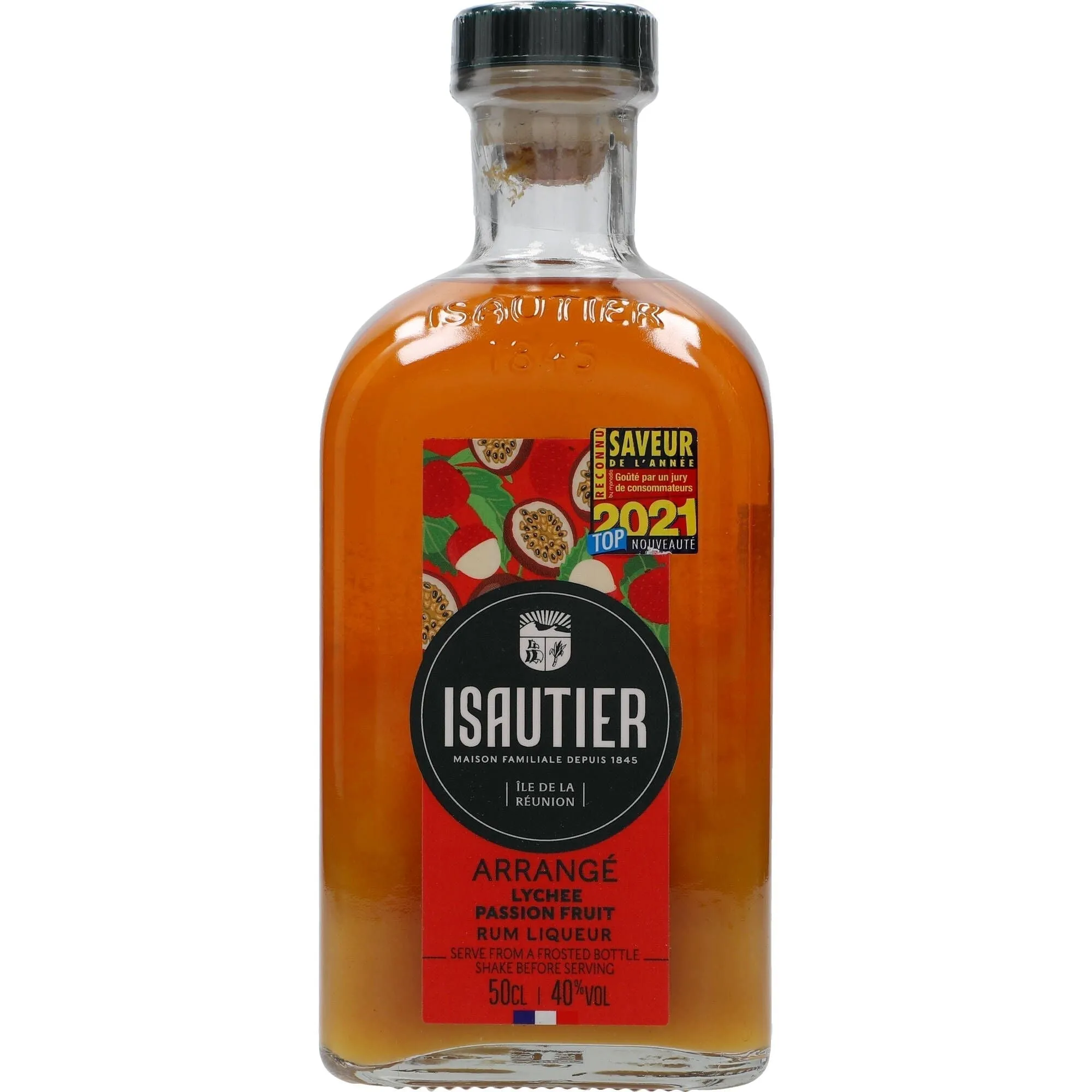Isautier Arrange Lychee Passion Fruit Rum Liqueur 40% 0,5L FL