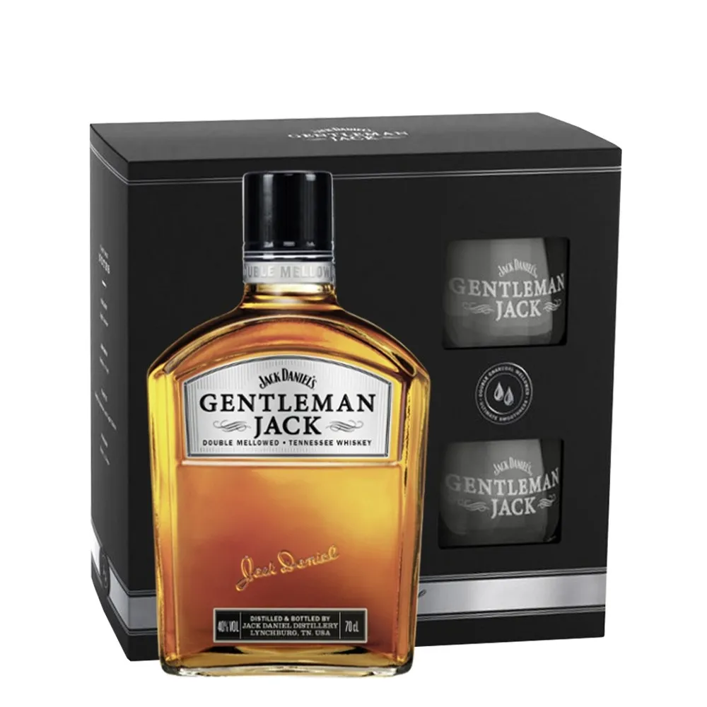 Gentleman Jack Geschenkset mit 2 Gläser