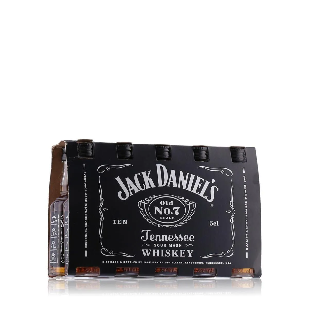Jack Daniel's Old No. 7 Tennessee Whiskey PET Miniaturen 40% Vol. 10x0,05l