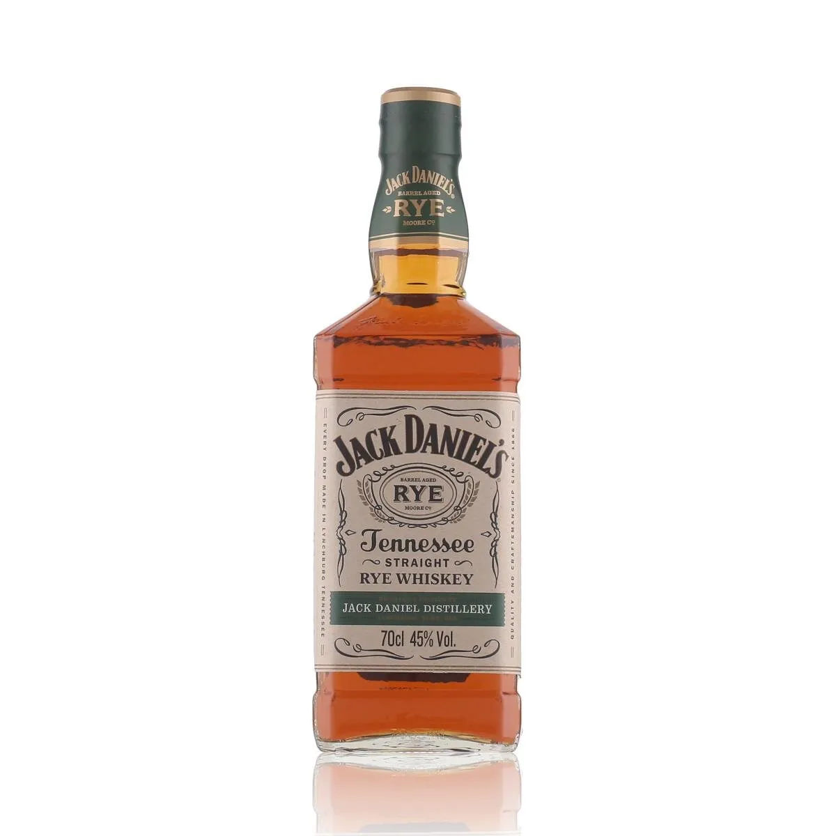 Jack Daniel's Tennessee Straight Rye Whiskey 45% Vol. 0,7l