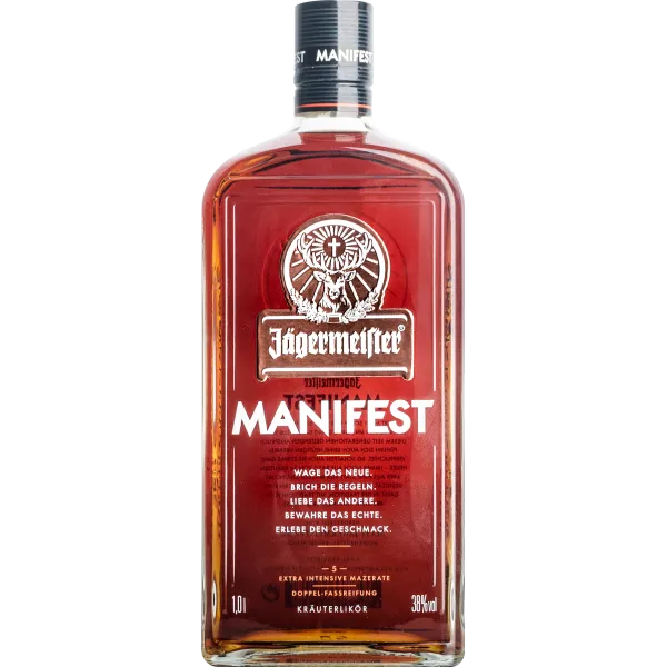 Jägermeister Manifest 38,0% Vol., 1,0 LiterJägermeister