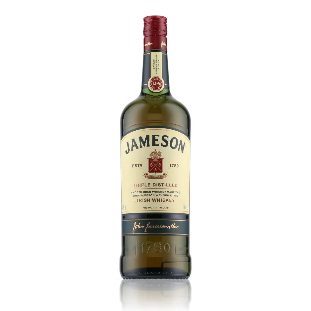 Jameson Triple Distilled Irish Whiskey 40% Vol. 1l