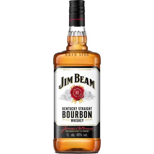 Jim Beam Kentucky Straight Bourbon Whiskey 40,0% Vol., 1,0 LiterJim Beam