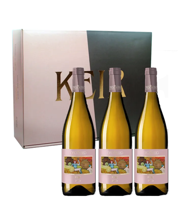KEIR BOX - Confezione 3 bottiglie Keir Ansonica 2019 - Tua Rita