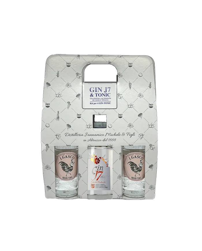 Kit J7 - Gin Costa dei Trabocchi e tonic - JMEF Jannamico Liquori