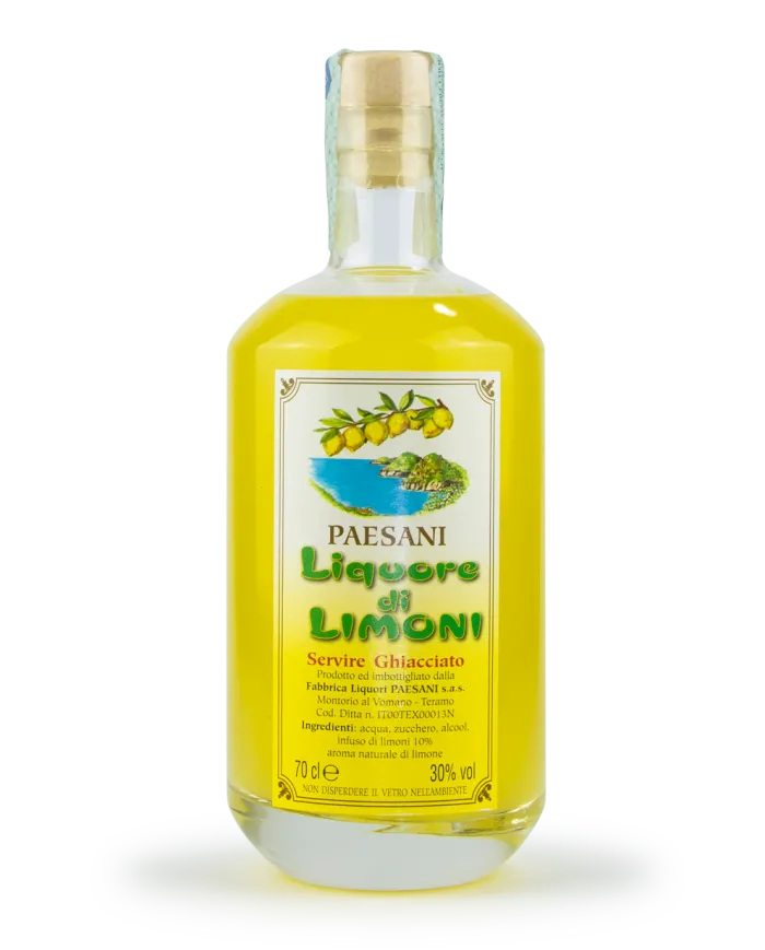 Liquore di limoni 700 ml - Liquori Paesani