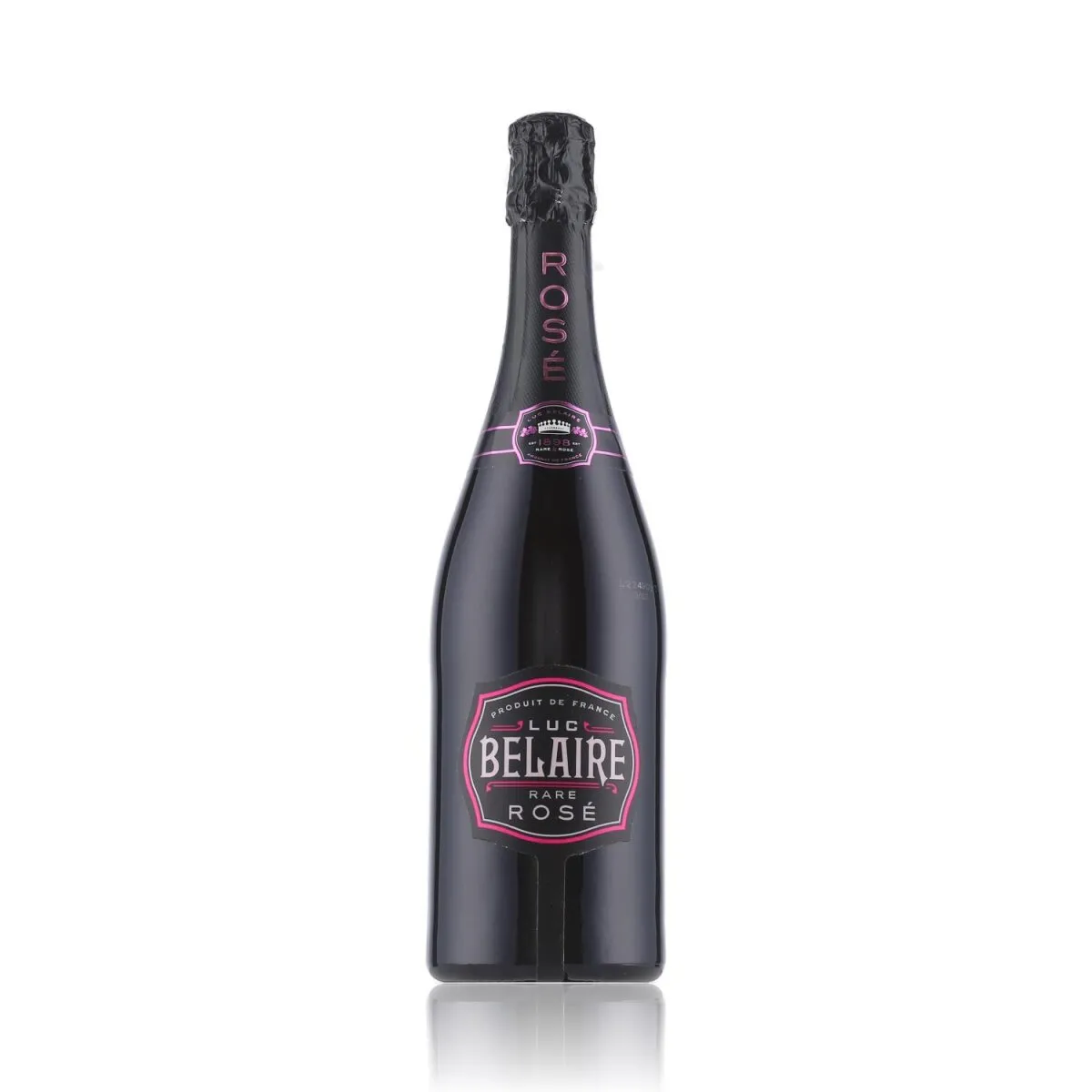 Luc Belaire Rare Rose Fantome Sekt mit LED Lichtsticker 12,5 % Vol. 0,75l